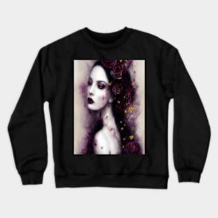 Bella Rosa Gothic Model Crewneck Sweatshirt